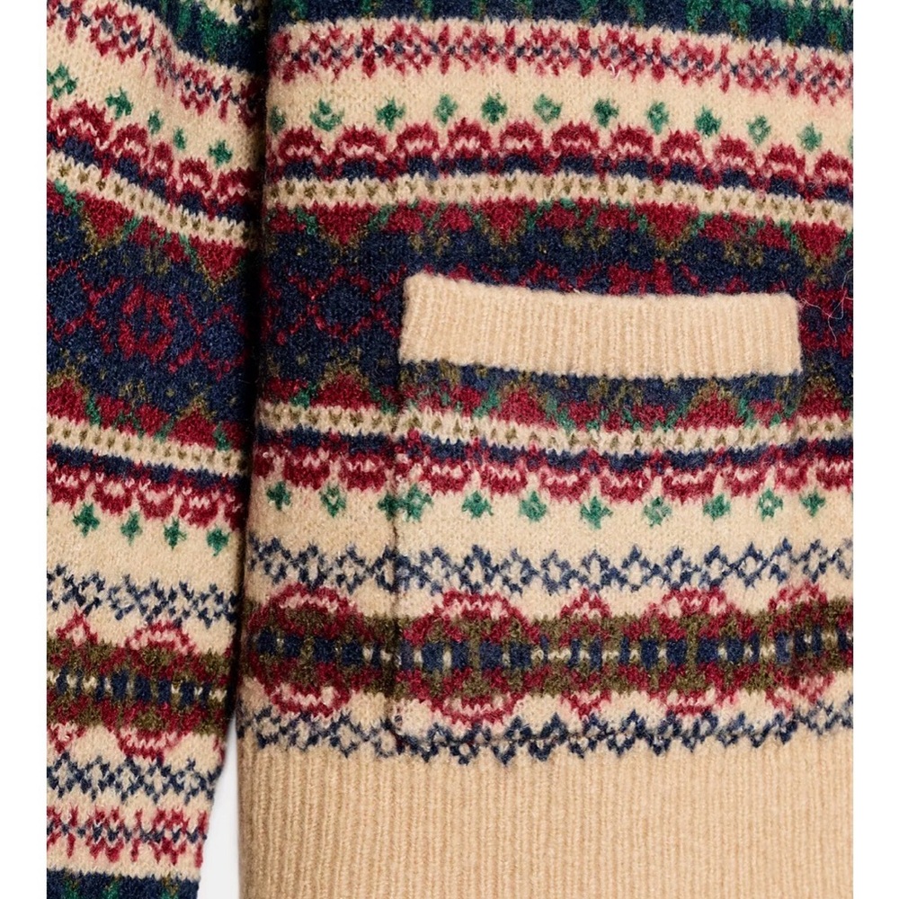 Zara Multicolor Patterned Cardigan - Picture 5 of 7